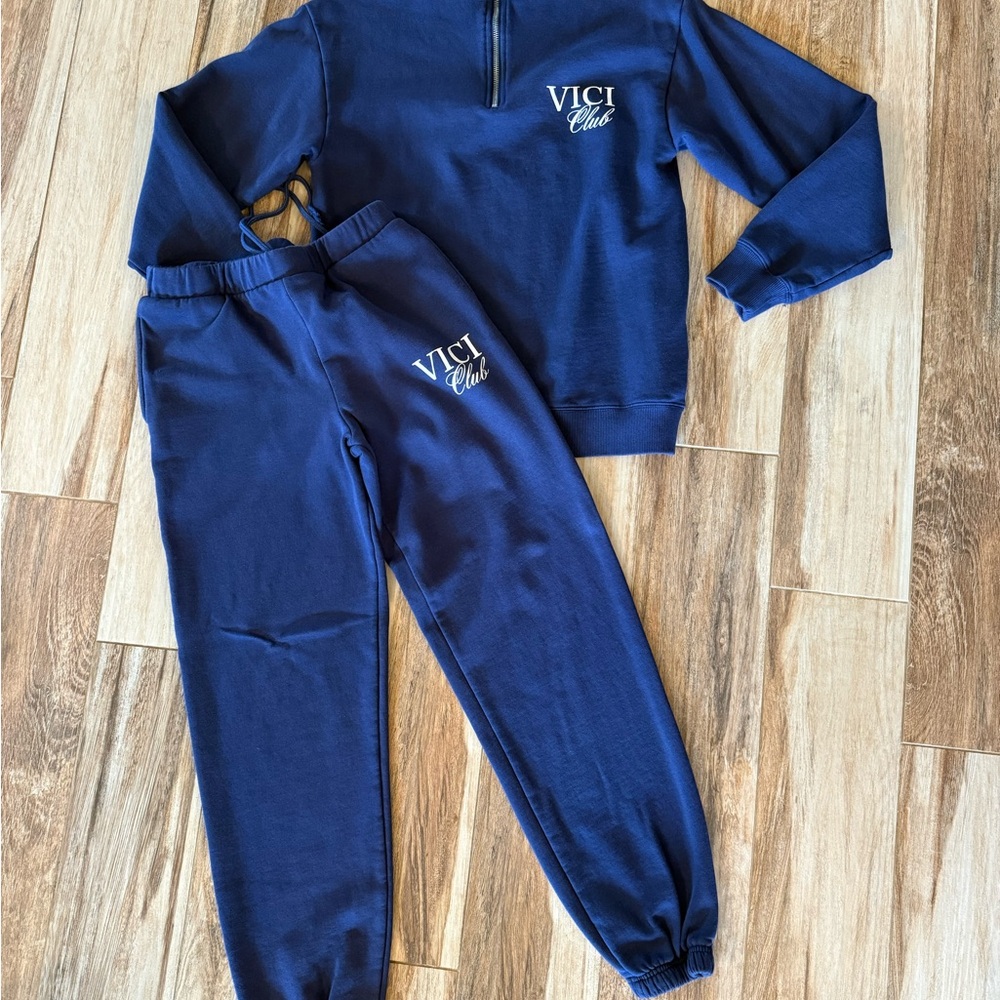 Navy Jogger Set